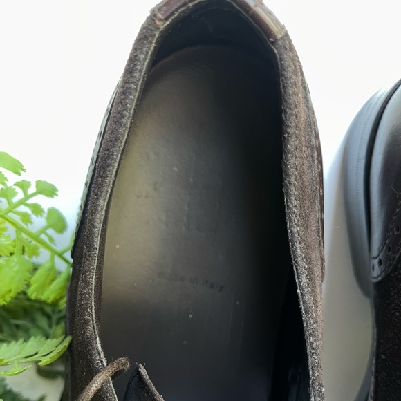 HUGO BOSS Branno brown leather Derbies Size 10 - Picture 9 of 15